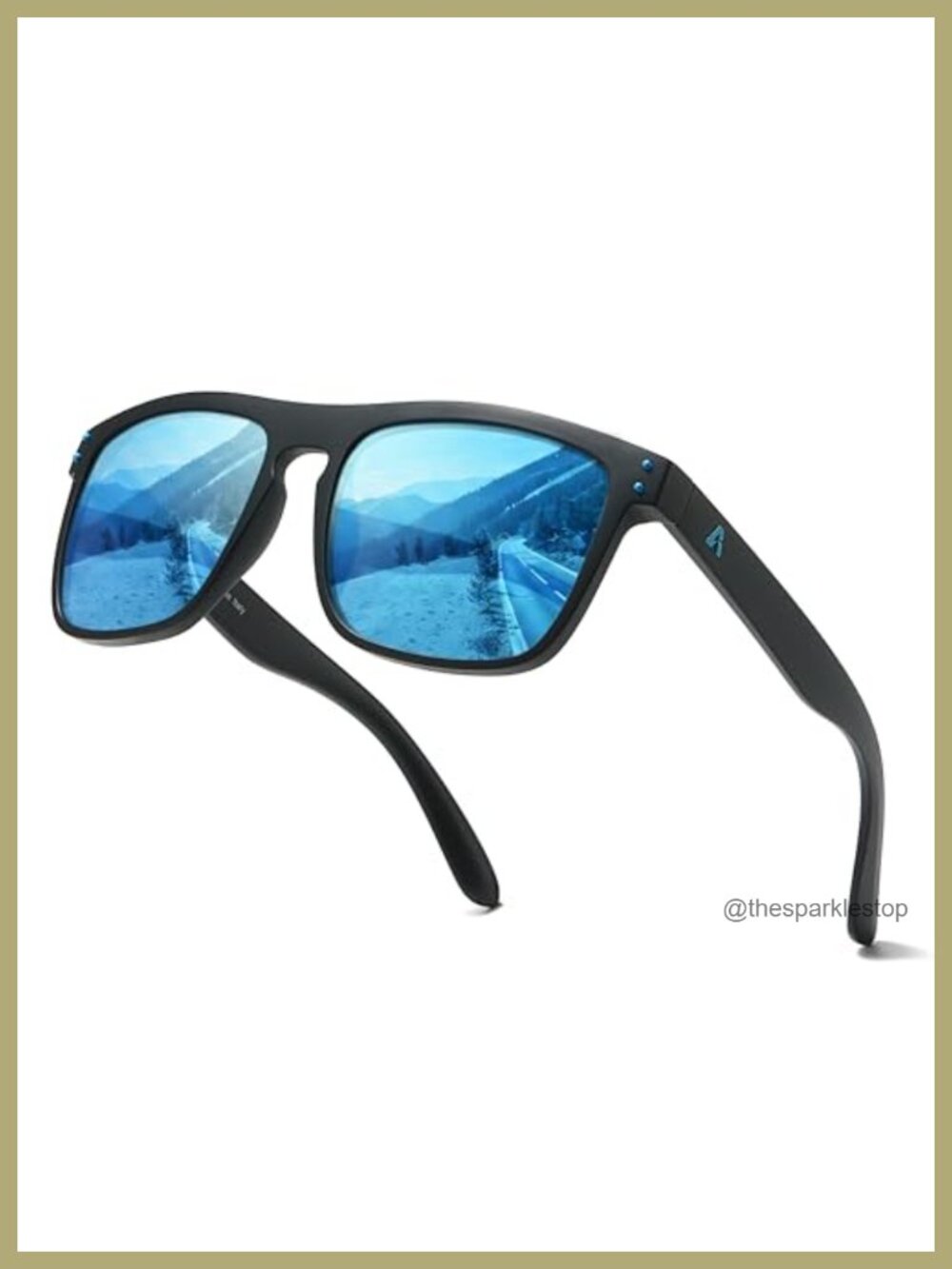 Men's Oversized Square Sunglasses Polarized UV400 Protection